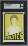 1972 Topps #19 Art Williams 9 card progressive proof.